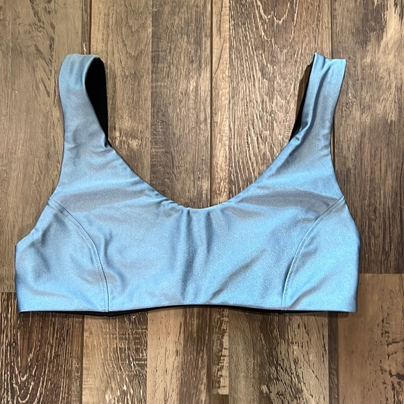 Pole Fitness or Dance - Paradise Chick Action Top - Steel Blue - Picture 2 of 4